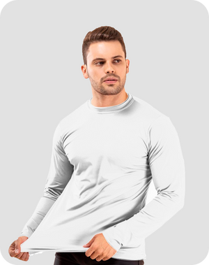 Camisa Masculina Compressão - Branca