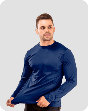 Camisa Masculina Compressão - Azul